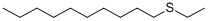 Structure of N-DECYL ETHYL SULFIDE