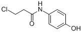 Structure of 3-CHLORO-N-(4-HYDROXYPHENYL)PROPIONAMIDE