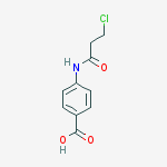 Benzoic acid, 4-[(3-chloro-1-oxopropyl)amino]-结构式