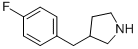 Structure of 3-(4-FLUORO-BENZYL)-PYRROLIDINE