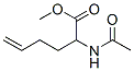 Structure of 5-Hexenoic  acid,  2-(acetylamino)-,  methyl  ester