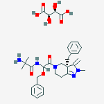 Structure of N-{2-[(3aS)-3a-benzyl-2-methyl-3-methylidene-2,3,3a,4,6,7-hexahydro-5H-pyrazolo[4,3-c]pyridin-5-yl]-1-(benzyloxy)-2-oxoethyl}-2-methylalaninamide 2,3-dihydroxybutanedioate (1:1)
