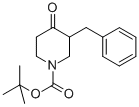 Structure of 1-BOC-3-BENZYL-PIPERIDIN-4-ONE