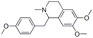 Structure of 1-(4-Methoxybenzyl)-2-methyl-6,7-dimethoxy-1,2,3,4-tetrahydroisoquinoline