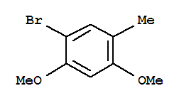 Structure of 1-bromo-2,4-dimethoxy-5-methylbenzene