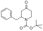 Structure of 1-BOC-2-BENZYL-PIPERIDIN-4-ONE