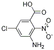 Structure of Benzoic acid, 3-amino-5-chloro-2-nitro-