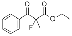 Structure of 2-Fluoro-2-methyl-3-oxo-3-phenyl-propionic acid ethyl ester