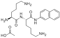 Structure of H-LYS-LYS-BETANA ACETATE SALT