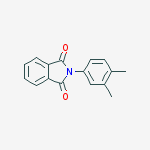 1H-Isoindole-1,3(2H)-dione, 2-(3,4-dimethylphenyl)-结构式