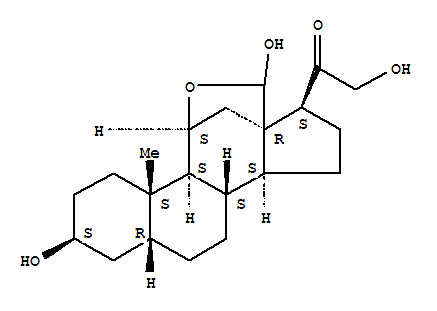 3BETA, 5BETA-TETRAHYDROALDOSTERONE结构式