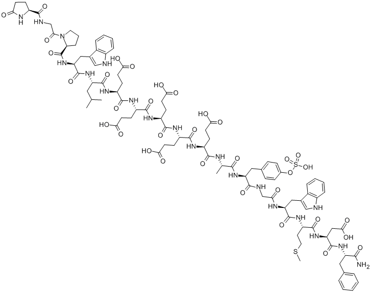 GASTRIN-1, HUMAN, SULFATED结构式