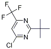 Structure of 2-tert-Butyl-4-chloro-6-trifluoroMethyl-pyriMidine