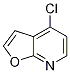 4-chlorofuro[2,3-b]pyridine结构式