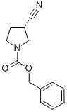 Structure of (S)-1-N-Cbz-3-cyanopyrrolidine