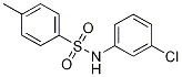 Structure of benzenesulfonamide, N-(3-chlorophenyl)-4-methyl-