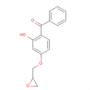 Structure of Methanone, [2-hydroxy-4-(oxiranylmethoxy)phenyl]phenyl-