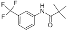 Structure of N-(2,2-DIMETHYLPROPANOYL)-3-(TRIFLUOROMETHYL)ANILINE
