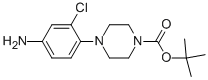 Structure of 4-(4-Boc-piperazin-1-yl)-3-chloroaniline