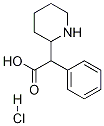Structure of alpha-Phenyl-2-piperidineacetic acid hydrochloride