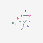 Structure of 3-METHYL-5-TRIFLUOROMETHYL-ISOXAZOLE-4-CARBOXYLIC ACID