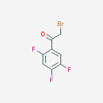 2,4,5-Trifluorophenacyl bromide结构式
