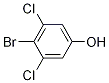 Structure of Phenol, 4-bromo-3,5-dichloro-
