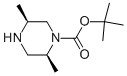 Structure of (2S,5S)-2,5-DIMETHYL-PIPERAZINE-1-CARBOXYLIC ACID TERT-BUTYL ESTER