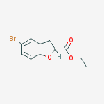 Structure of Ethyl 5-bromo-2,3-dihydro-1-benzofuran-2-carboxylate