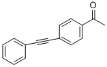 Structure of 1-[4-(2-PHENYLETH-1-YNYL)PHENYL]ETHAN-1-ONE