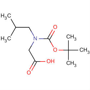 Glycine, N-[(1,1-dimethylethoxy)carbonyl]-N-(2-methylpropyl)-结构式