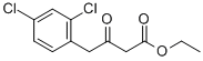 Structure of 4-(2,4-DICHLORO-PHENYL)-3-OXO-BUTYRIC ACID ETHYL ESTER