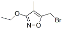 Structure of ISOXAZOLE,5-(BROMOMETHYL)-3-ETHOXY-4-METHYL-