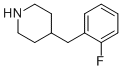 Structure of 4-(2-fluorobenzyl)piperidine