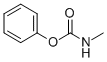 Structure of Methylcarbamic acid phenyl ester