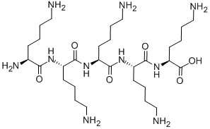 Structure of LYS-LYS-LYS-LYS-LYS