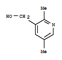 Structure of 3-Pyridinemethanol,2,5-dimethyl-