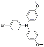 4-溴-4’,4’-二甲氧基三苯胺结构式