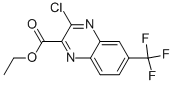 Structure of ETHYL 3-CHLORO-6-(TRIFLUOROMETHYL)QUINOXALINE-2-CARBOXYLATE