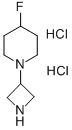 Structure of 1-(3-AZETIDINYL)-4-FLUORO-PIPERIDINE DIHYDROCHLORIDE