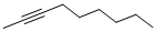 Structure of 2-NONYNE