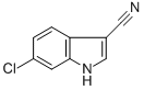 Structure of 6-CHLORO-3-CYANOINDOLE