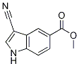 Structure of Methyl 3-cyano-1H-indole-5-carboxylate
