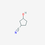 Structure of 3-hydroxycyclopentanecarbonitrile