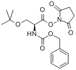 Structure of N-ALPHA-CBZ-O-T-BUTYL-L-SERINE N-HYDROXYSUCCINIMIDE ESTER