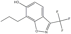 Structure of 7-Propyl-3-trifluoromethyl-6-hydroxybenz[4,5]isoxazole