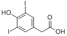 Structure of 4-Hydroxy-3,5-diiodophenylacetic acid