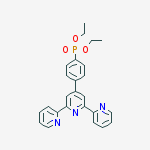 Structure of Phosphonic acid, (4-[2,2':6',2''-terpyridin]-4'-ylphenyl)-, diethyl ester