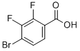 Structure of 4-BROMO-2,3-DIFLUOROBENZOIC ACID