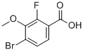 Structure of 4-BROMO-2-FLUORO-3-METHOXY-BENZOIC ACID